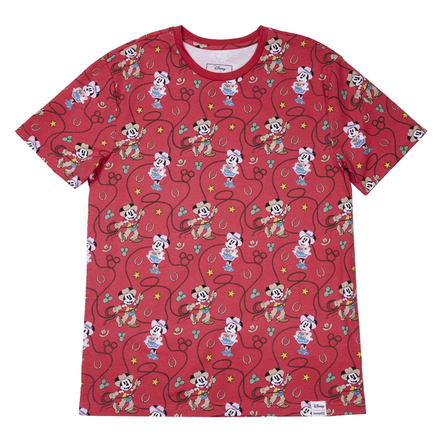 WDLFSH0057-LFDISNEYWESTERNMICKEYANDMINNIELASOUNISEXTEESHIRT0367FRONT_png