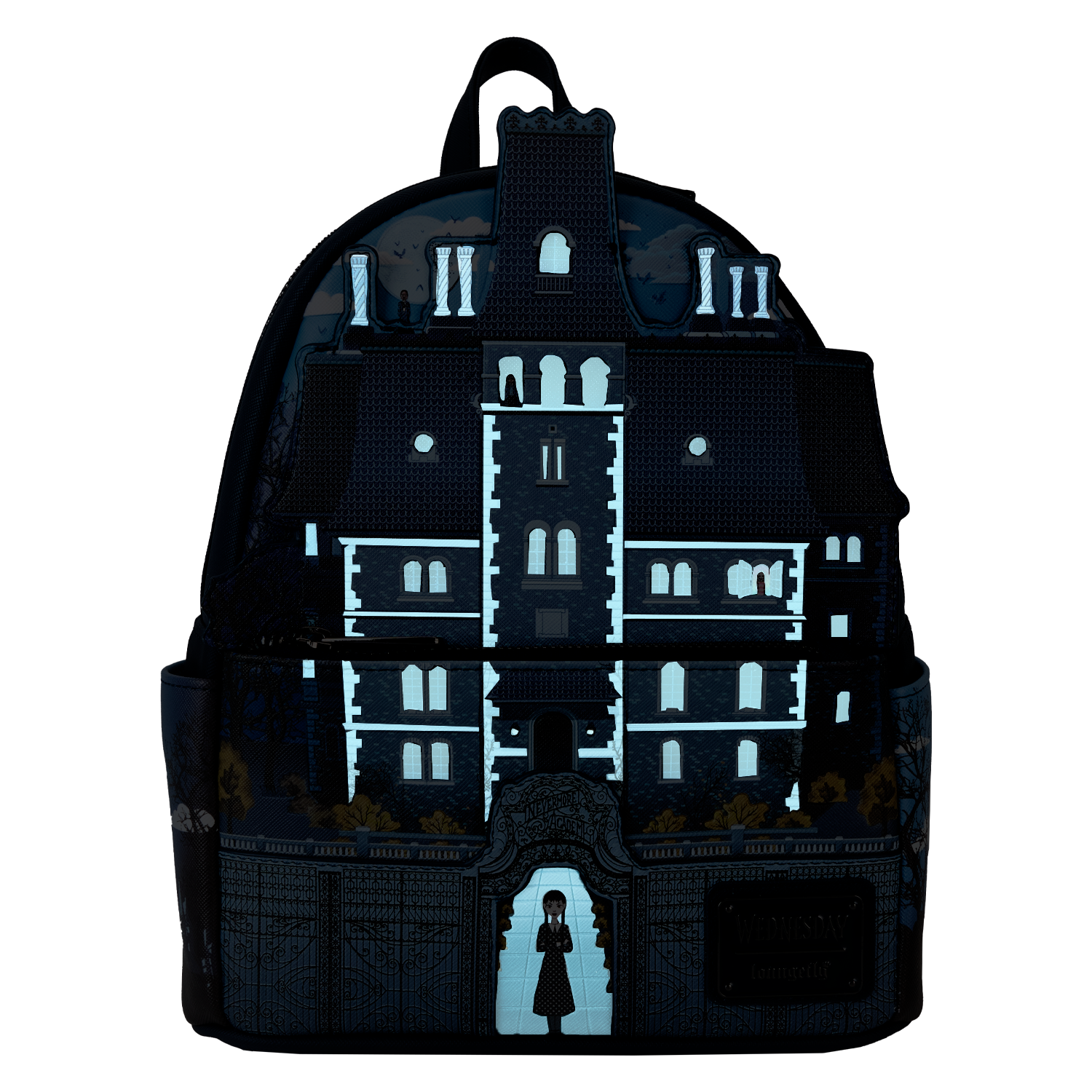 WEDBK0006-LFMGMWEDNESDAYNEVERMOREACADEMYMINIBACKPACK0528GLOW_png